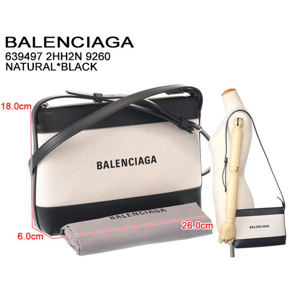 Balenciaga bag shoulder POU CROSSBODY Black NAVY - Picture 1 of 3